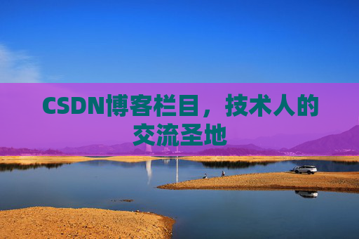CSDN博客栏目，技术人的交流圣地